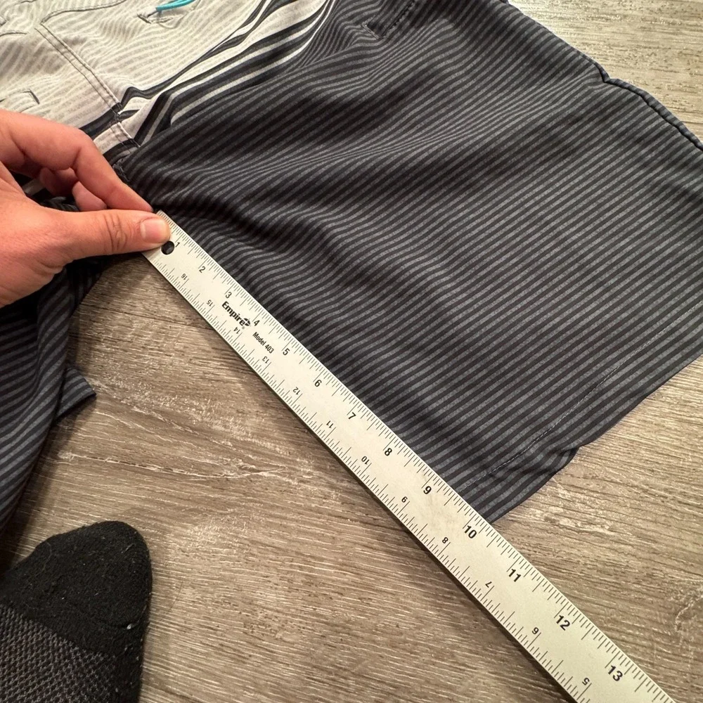Burnside Board Shorts Mens 32 Gray Swim Surf Beach Trunks‎ Surfer 10